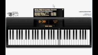 Dexter Theme on Virtual Piano [upl. by Yrrehc]