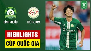 Highlights Bình Phước  Trẻ Hồ Chí Minh  Công Phượng ghi bàn đẳng cấp lên tiếng [upl. by Keviv472]