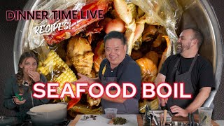 Spicy Tingly Seafood Boil  Dinner Time Live Recipes [upl. by Aruat]