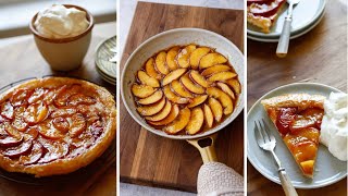 Peach Tarte Tatin Recipe [upl. by Yob]