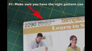 Beginner Sewing Series Part 1 Simplicity Pattern 2290 [upl. by Rimidalg322]