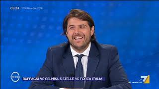 Gelmini FI Flat tax per produrre ricchezza Buffagni M5S Da quanto anni la politica la [upl. by Nnylarac580]