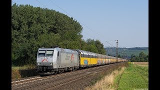 Güterzüge im Blockabstand  Maintal TXL Metrans BoxXpress Bayernbahn uvm [upl. by Leribag947]