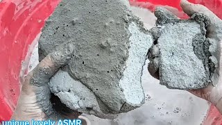 ASMR pure reused cement water 💦💦💦 crumbling lovely satisfying sound ❤️❤️❤️❤️ [upl. by Ainud49]