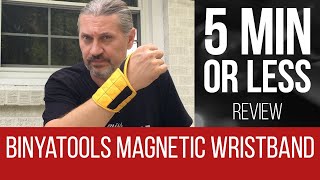 BinyaTools Magnetic Wristband Review in Under 5 Min or Less  DIY REVIEW TOOLS [upl. by Rundgren945]