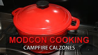 Cooking with Modcon  Campfire Calzones [upl. by Neddy598]