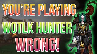 How To Play Hunter in WOTLK  Leveling Dungeons Raids Playstyle Change [upl. by Engamrahc290]