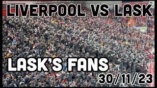 Liverpool vs Lask  Lasks Fans [upl. by Lenny]