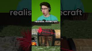 Most Realistic Minecraft Video… reaction short [upl. by Magdalena323]