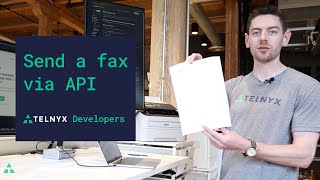 How to Send a Fax with the Telnyx Programmable Fax API [upl. by Blinny]