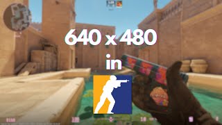 640x480 in CounterStrike 2 [upl. by Aleina]