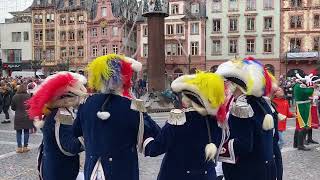 Neujahrstag 2023  Konzert der Mainzer Fastnachtsgarden auf dem Marktplatz [upl. by Margit895]