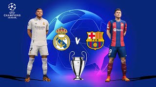 Barcelona vs Real Madrid  UCL 2425  Final   FtMbappé  Lewandowski  Raphinha [upl. by Notxed949]