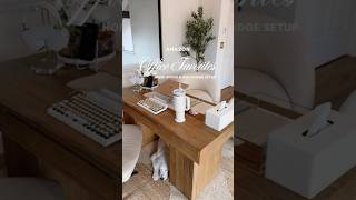 ✨wfh organization✨ homeoffice desksetup home organization organizer fridge office [upl. by Sseb]