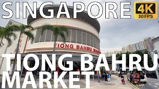 🇸🇬 Tiong Bahru Market Singapore Walking Tour 4K 30fps [upl. by Whitcher824]