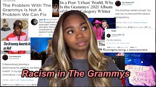 Lets Talk About The Grammys and Racism [upl. by Ydnyl]