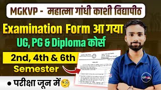 MGKVP UG PG amp Diploma Course Examination Form 2024 Out  Abhiman Sir DNS [upl. by Wiebmer]