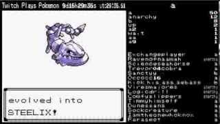 Onix evolves into Steelix  Twitch Plays Pokemon Official Highlights Generation 2 [upl. by Piks]