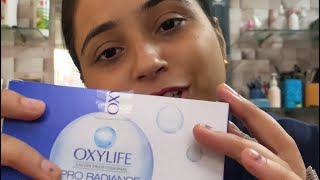 Oxylife salon professional facial kit review 🫶minivlog viralvideo skincare [upl. by Nelad519]