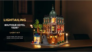 Lightailing Light Kit For Lego Boutique HotelDemostration [upl. by Norrehs]