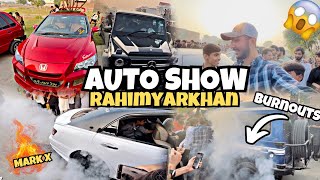 First AutoShow In RahimYarKhan🔥 Burnouts  Modified Cars  HeavyBikes [upl. by Derrick603]