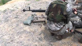 Russian DshK 127x108 machine gun  CRAZY muzzle blast [upl. by Oswald]