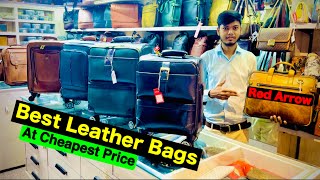 Leather Bag in Kanpur  100 Orignal Leather Bag  Leather Bag Wholesale Market in Kanpur  Kanpur [upl. by Hultin]