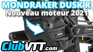 Wouaw nouveau vtt électrique enduro MONDRAKER DUSK R 2021 avec le nouveau moteur SHIMANO EP8  573 [upl. by Clark]