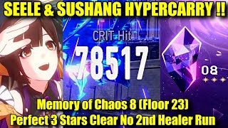 SEELE amp SUSHANG HYPERCARRY  Memory of Chaos 8 F23 3 Stars Clear  No 2nd Healer Run only March 7 [upl. by Essam385]