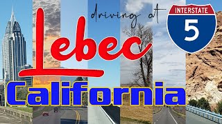 Driving at Interstate 5 North Lebec California US [upl. by Yna]