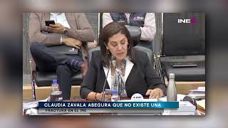 Claudia Zavala asegura que no existe una fractura en el INE [upl. by Oigres]