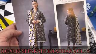 IDENTIC SEPARATE KHADDAR VOL  6 by Regalia Textile 2024 New Arrival [upl. by Eet]