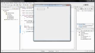 Java Programming 16  Overriding methods drawing on a frame [upl. by Hawthorn]