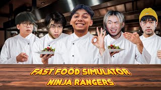 AKU SAMA NINJA RANGER BUKA RESTORAN FAST FOOD  FAST FOOD SIMULATOR [upl. by Weksler]