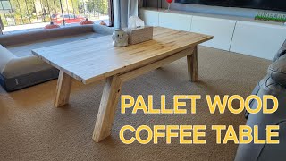 This Is How I Built a Coffee Table From Pallet Wood [upl. by Emyam]