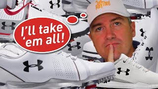 I BOUGHT EVERY GOLF SHOE UNDER ARMOUR MAKES  Under Armour Spieth amp HOVR Review [upl. by Anahcar]