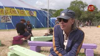 Michael Cumming talks about Oxide Ghosts  The Brass Eye Tapes at Glastonbury [upl. by Neau]