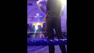 Dante Hawkins first fight charity boxing 21112014 [upl. by Susej]