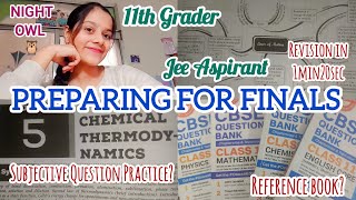 Preparing for finals11th Grader Jee aspirantpracticing subjective questionsmindmap [upl. by Martainn]