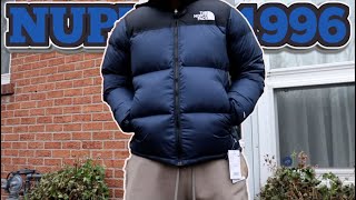 NORTH FACE NUPTSE Navy Blue Jacket 1996 Retro Review [upl. by Naitirb]