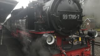 FICHTELBERGBAHN in Oberwiesenthal  Schmalspurbahn  Dampflok [upl. by Fregger283]