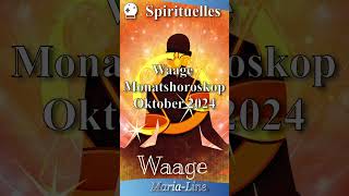 Waage SPIRITUALITÄT ✨ Horoskop Oktober 2024 [upl. by Aillicirp]