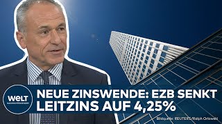 WIRTSCHAFT EZB senkt Zinsen erstmals seit fünf Jahren  Wie reagiert der Finanzmarkt [upl. by Kopaz]