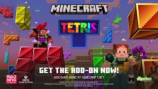 Minecraft X Tetris AddOn  Official Trailer [upl. by Kermy]