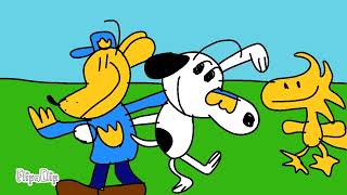 The adventures of dogman snoopy and woodstock first look [upl. by Repohtsirhc]