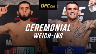 UFC 302 Ceremonial WeighIn [upl. by Ordnagela]