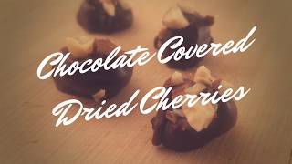 Chocolate Covered Dried Cherries  NationalChocolateCoveredCherryDay [upl. by Anom]