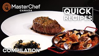 Quick Recipes  MasterChef Canada  MasterChef World [upl. by Heda815]