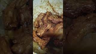 Spare ribs with honey and garlic saucecooking spareribs honeysauce shortvideo shorts [upl. by Darian]