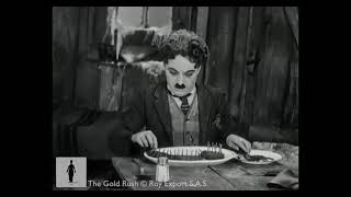 Charlie Chaplin Eating His Shoe  The Gold Rush AnujTrivedi CharlieChaplin Comedy [upl. by Eneluj]